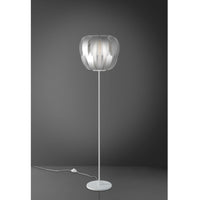 Piantana Base e Stelo Silver in Metallo Cm. 42 x 172h