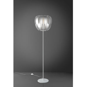 Piantana Base e Stelo Silver in Metallo Cm. 42 x 172h