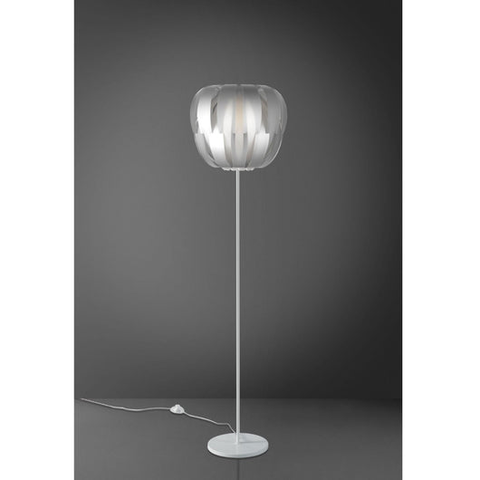 Piantana Base e Stelo Silver in Metallo Cm. 42 x 172h