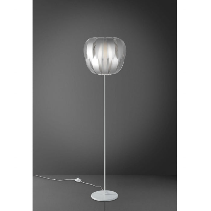 Piantana Base e Stelo Silver in Metallo Cm. 42 x 172h