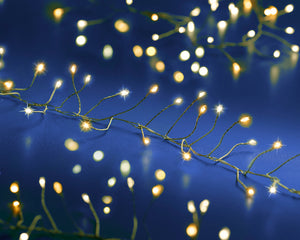 Luci compatte per porte Micro LED con 8 funzioni di effetto sfavillante per esterni 550 cm