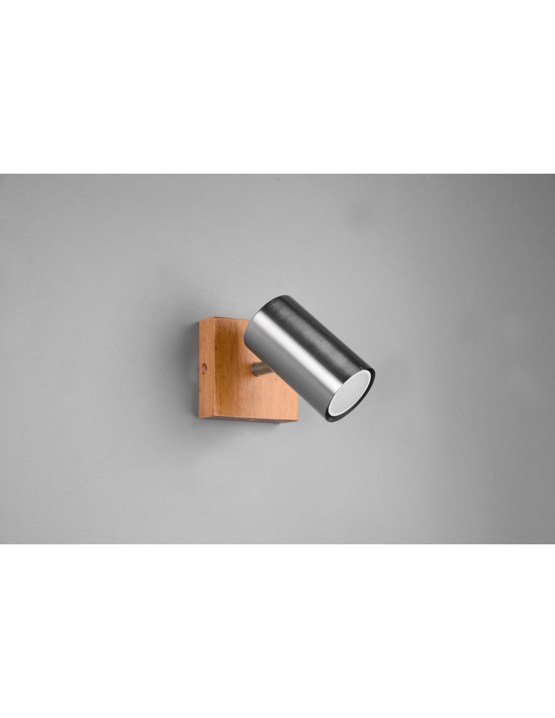 Faretto Spot Marley Nichel E Legno 1xGU10 Trio Lighting