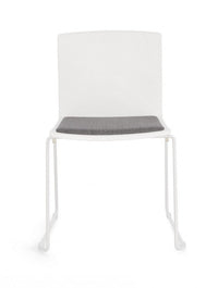 4x Sedia bianca 43.5x50x79h