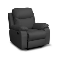 Poltrona reclinabile grigio 97x90x100 cm