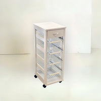 Carrello salvaspazio 84x39x29 cm bianco