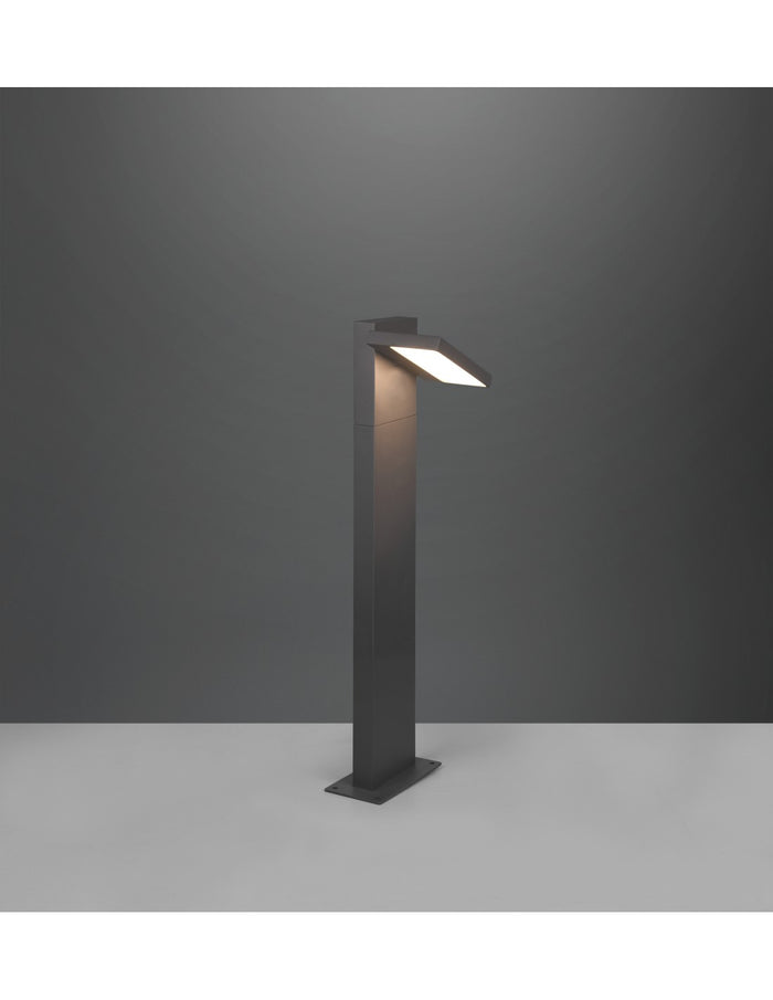 Paletto Per Esterno Led Alluminio Antracite Horton IP54 Trio Lighting