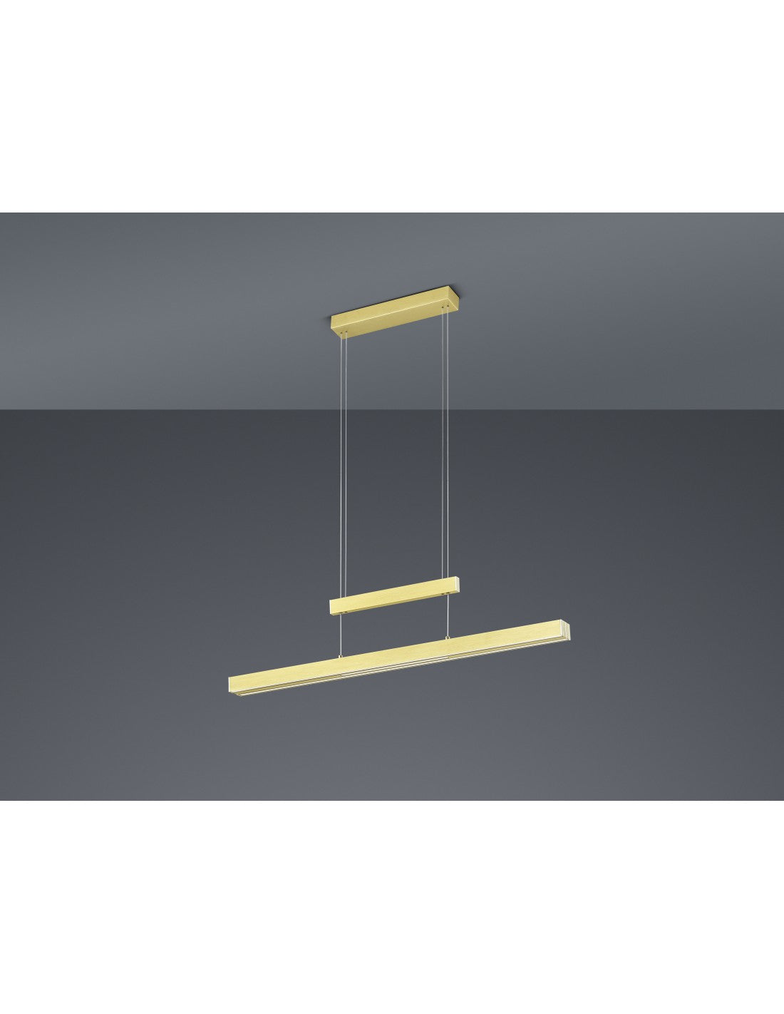 Sospensione Moderna Trajan Led Touch Dimmerabile Ottone Trio Lighting