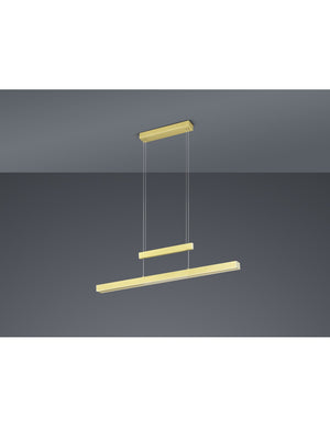 Sospensione Moderna Trajan Led Touch Dimmerabile Ottone Trio Lighting