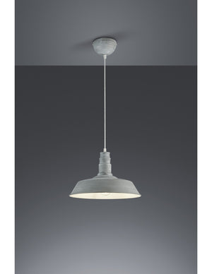 Sospensione Pagoda Will 1xE27 Effetto Cemento Ø36 cm Trio Lighting