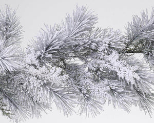 Festone innevato 270 cm in PVC