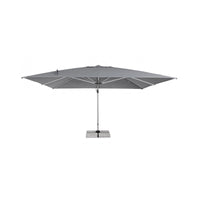 Ombrellone a braccio Ines 4 x 4 Grigio palo girevole