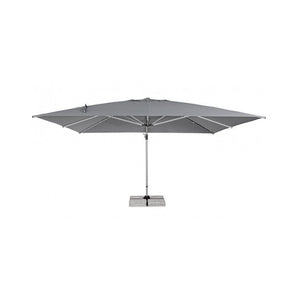 Ombrellone a braccio Ines 4 x 4 Grigio palo girevole