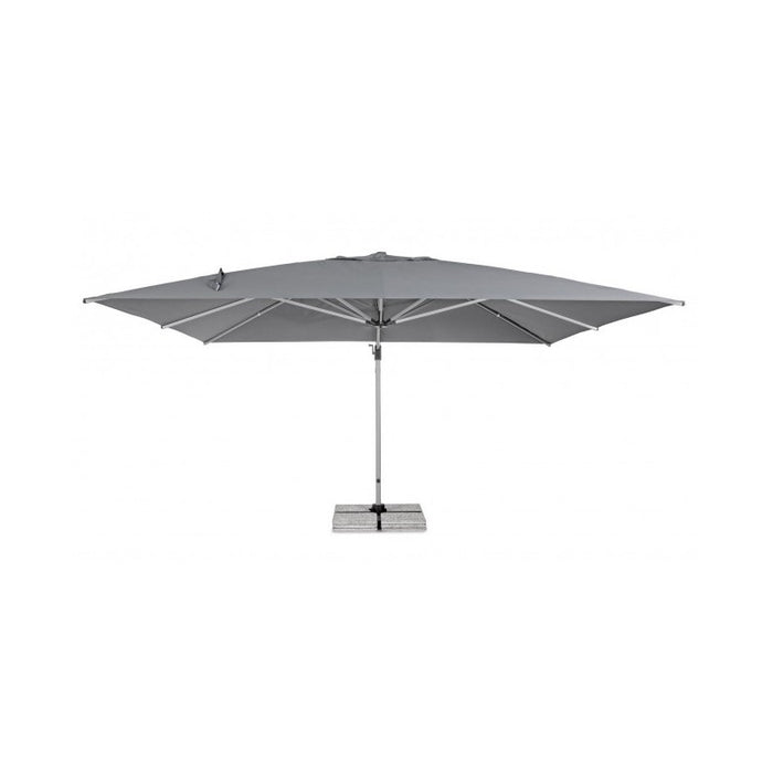Ombrellone a braccio Ines 4 x 4 Grigio palo girevole