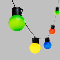 Catena solare 15 lampadine G50 2x6m