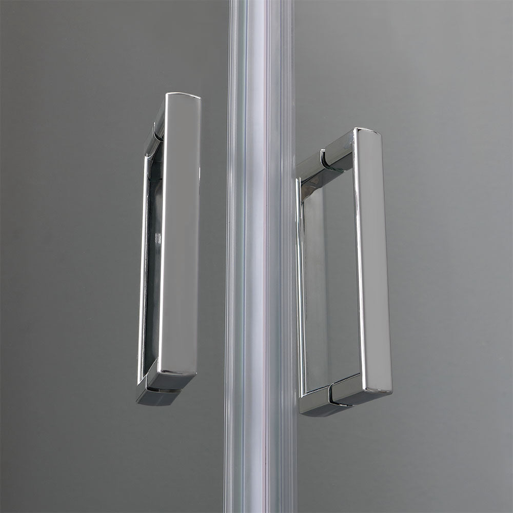 Box doccia semicircolare 80x80 cristallo trasparente