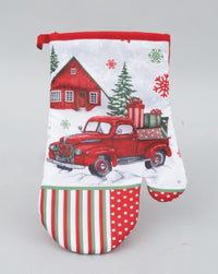 Guanto da cucina natalizio 30x20 cm