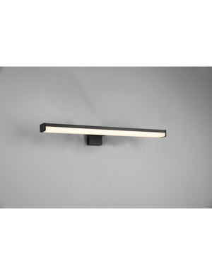 Applique Lineare Da Specchio Lino Led Nero IP44 Trio Lighting