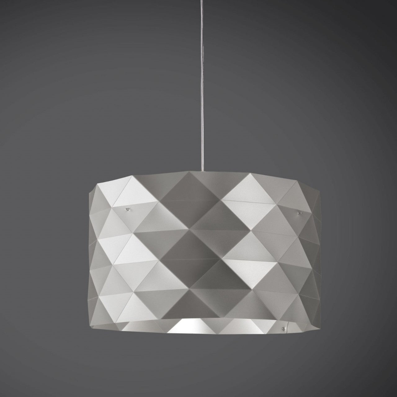 Sospensione Silver in Metallo cromato Cm. 40 x 25h