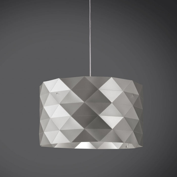 Sospensione Silver in Metallo cromato Cm. 40 x 25h