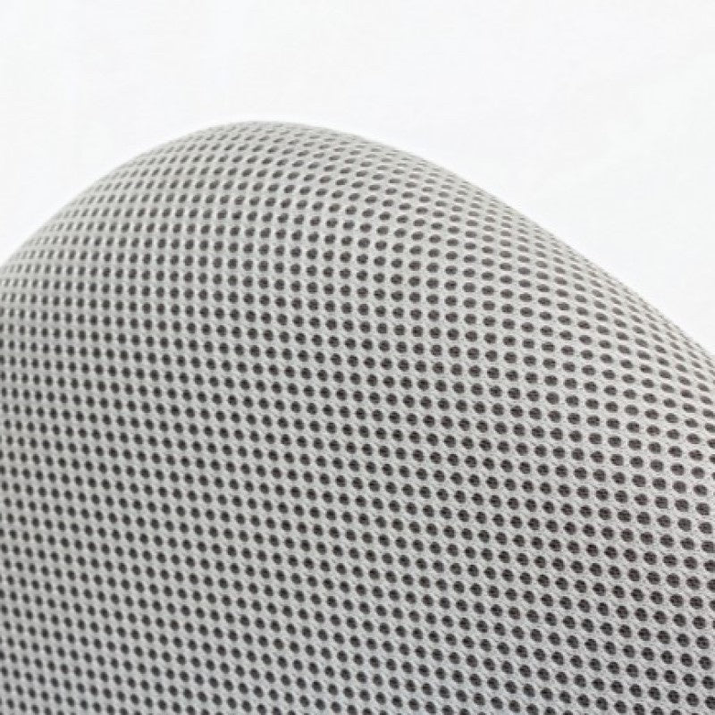 Sedia da ufficio grigia con ruote altezza regolabile