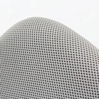 Sedia da ufficio grigia con ruote altezza regolabile