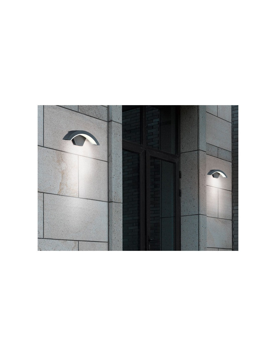 Applique Led Facciata Esterna Harlem Antracite IP54 Trio Lighting