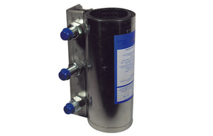 Collare di riparazione con tre tiranti 108-118 mm