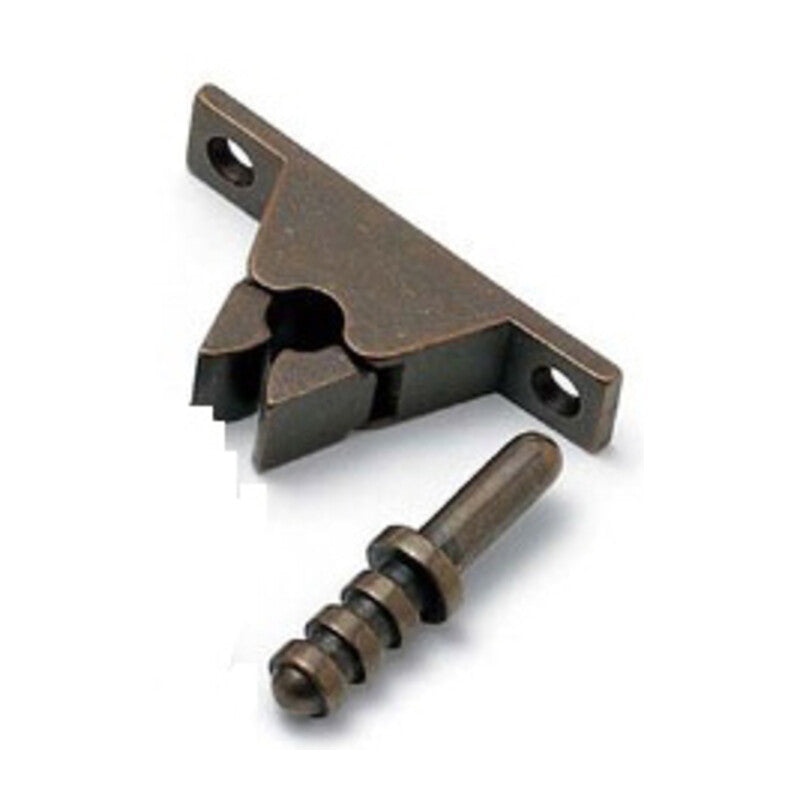 Fermaporte bronzato a pinza