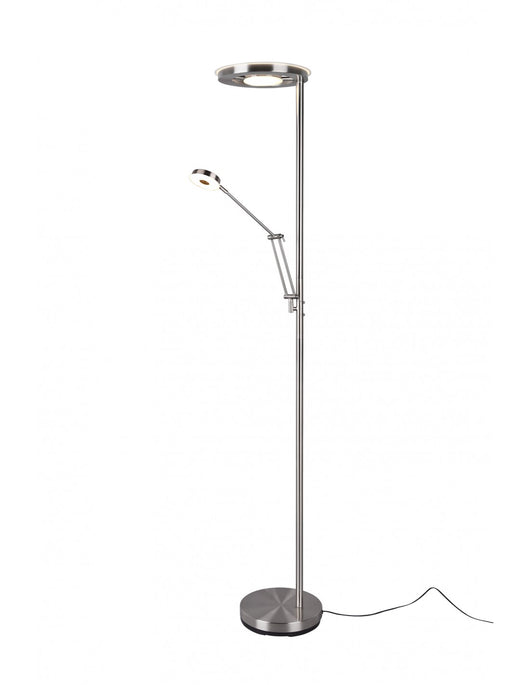 Piantana Led Dimmer con Spot da Lettura Barrie Nichel Trio Lighting