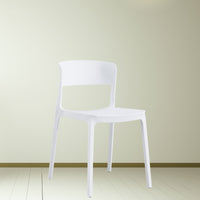 Sedia diaspro polipropilene 46x51x74 cm bianco