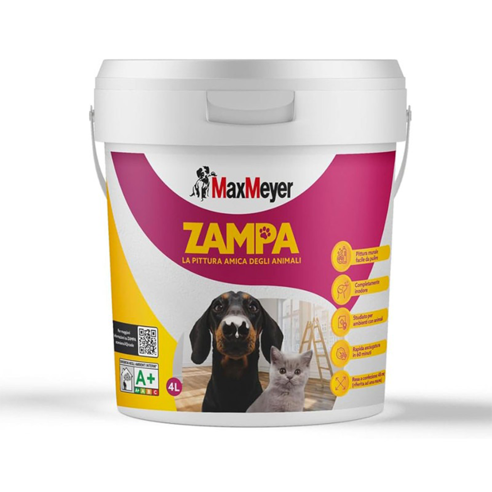 Pittura murale bianca 4 litri facile da pulire