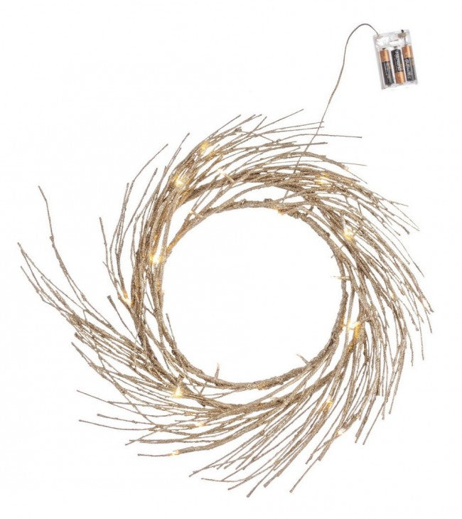 2x Corona Glad 24Led Champagne Classic D60