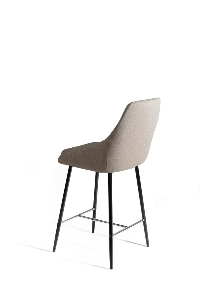 2x Sgabello in Tessuto 46cm x 49cm H. 97cm