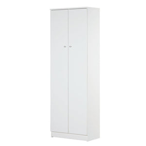 Armadio multiuso due ante Bianco 62x34x h182 cm