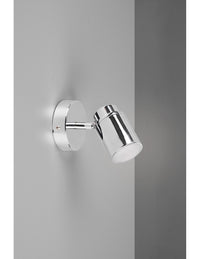 Faretto Spot Orientabile Metallo Cromo Angelo Trio Lighting