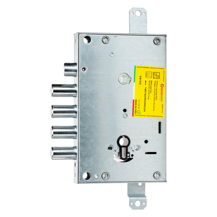 Serratura triplice per porte blindate 28x30 mm