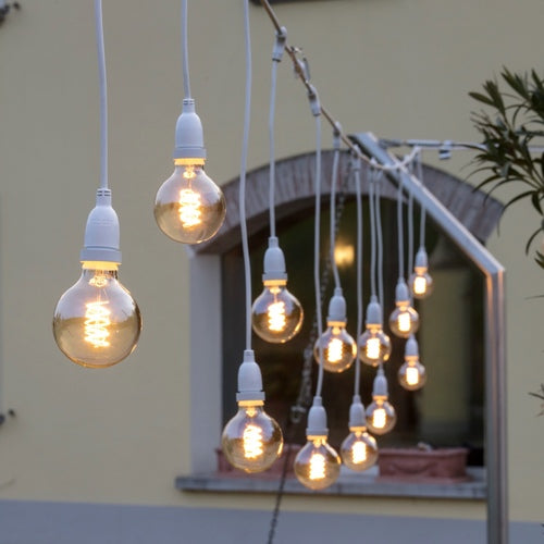 Lampada E27 G95 4W 230V 2200°K Golden