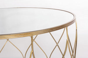 Set 2 tavolini metallo Elenor