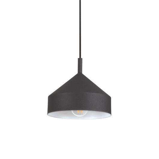 Lampada a sospensione nero D 210 x H min 400 - max 2150 mm