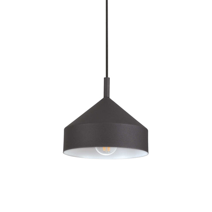 Lampada a sospensione nero D 210 x H min 400 - max 2150 mm