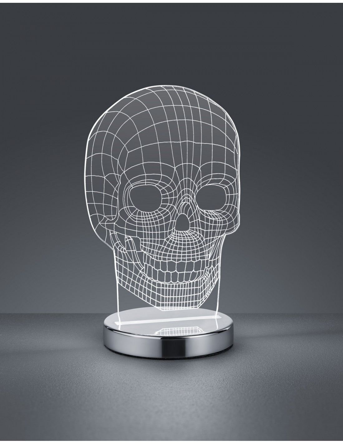Lampada da Tavolo Skull Led Dimmerabile H21 cm Trio Lighting