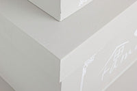 Scatola lovers rett grigio 30x19x16h, 36x25x20h, 42x31x24h