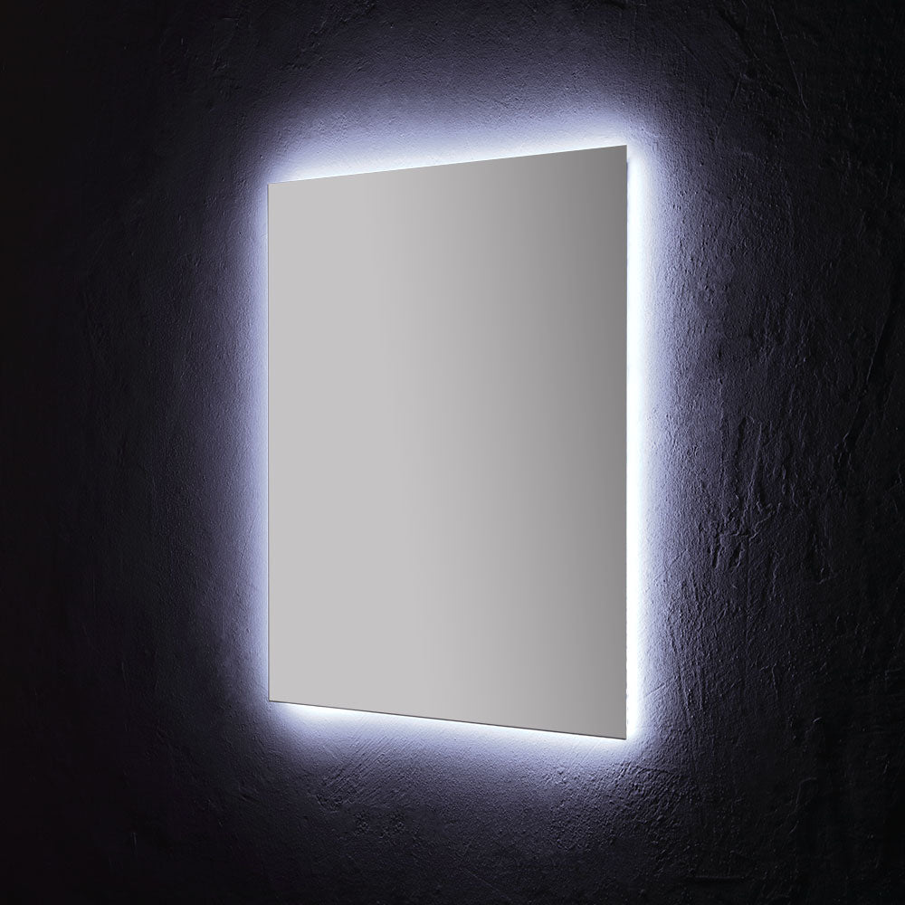 Specchio bagno 80x70 cm retroilluminato led