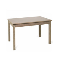 Tavolo pranzo allungabile colore olmo in legno nobilitato cm 70x110-150