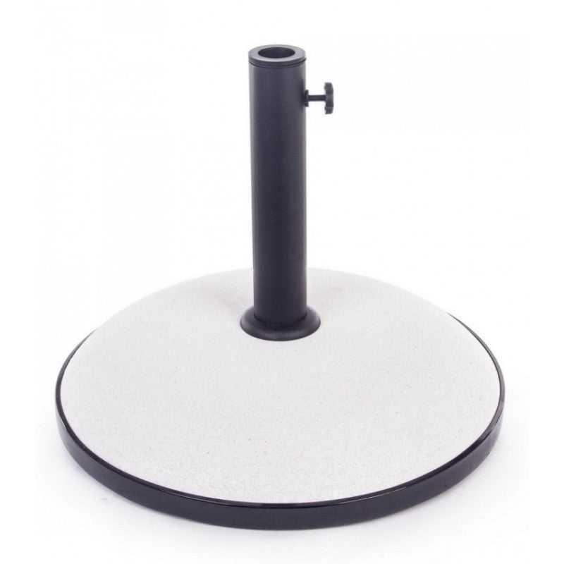 Base in cemento per ombrellone Barry da 30kg bianco