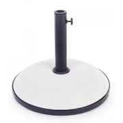 Base in cemento per ombrellone Barry da 30kg bianco