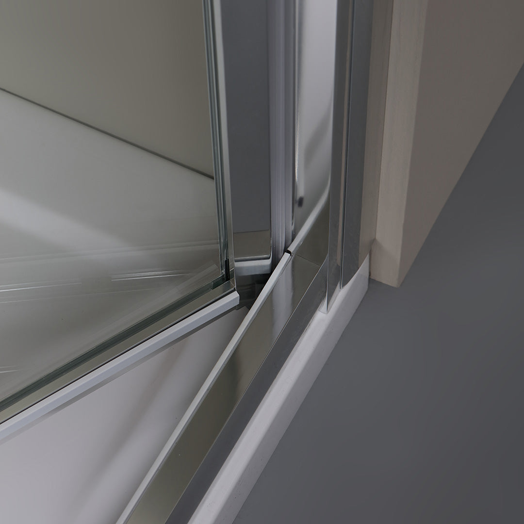 Porta doccia nicchia 70 cm apertura a libro