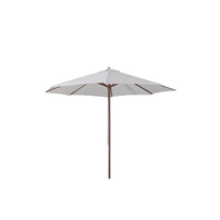 Ombrellone in legno 3 metri Ecrù