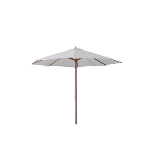 Ombrellone in legno 3 metri Ecrù
