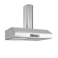 Cappa inox 90x48x15 cm con camino